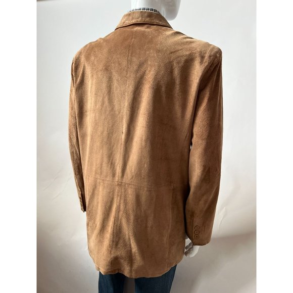 Jones NY Vintage Suede Jacket Tan 44R Leather - Picture 4 of 16